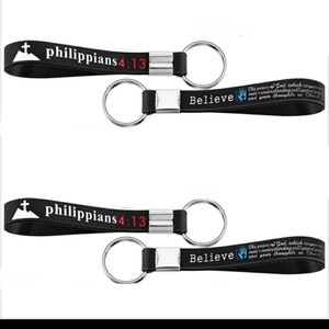 Christian Bible Verse Keychain